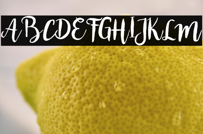 bromello Regular Example 1