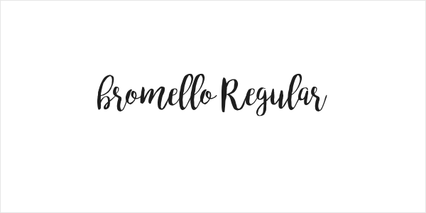 bromello Regular Logo