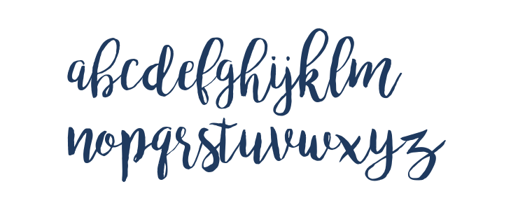 bromello Regular Lowercase