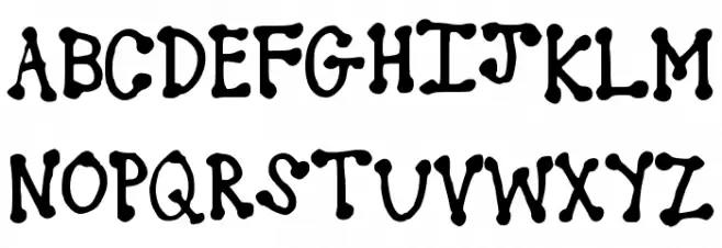 brookeshappelldots フォント 大文字