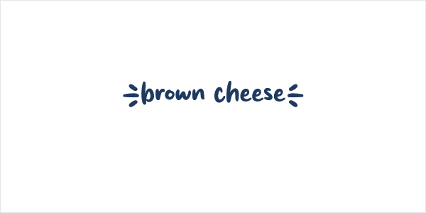 brown cheese Logo