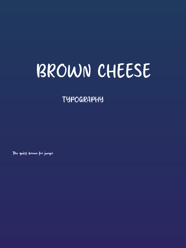 brown cheese Poster