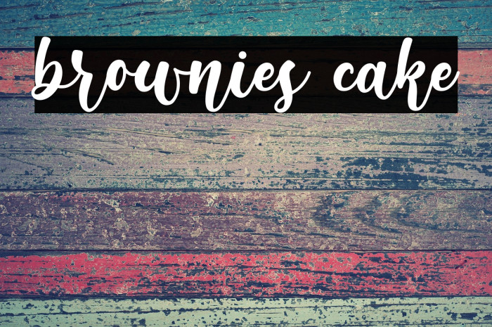 brownies cake Example 1