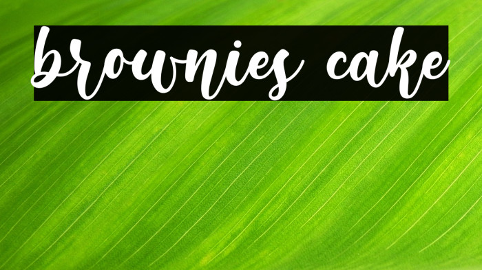 brownies cake Example 2