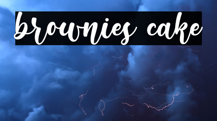 brownies cake Example 3