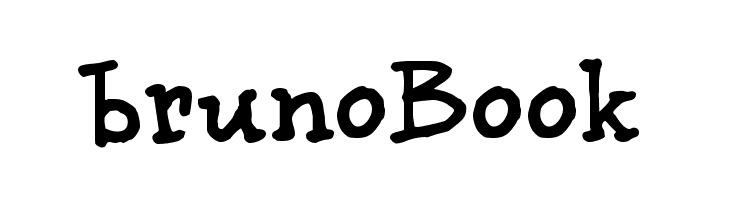 brunoBook  フリーフォントのダウンロード