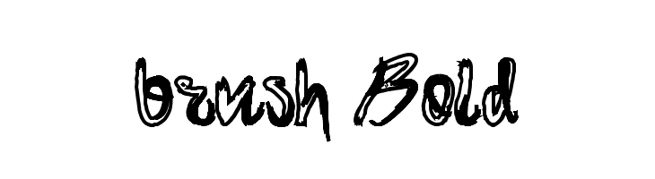 brush-Bold Шрифта
