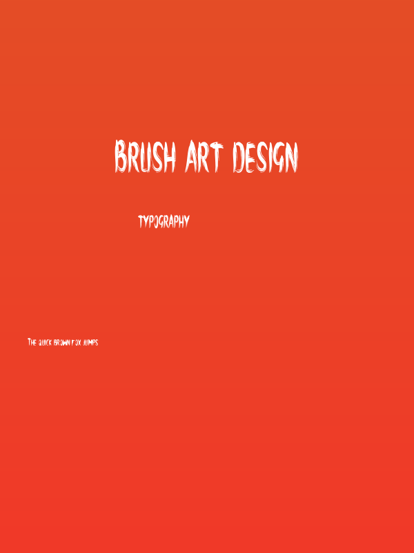 brush art design Poster