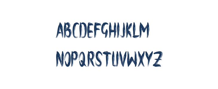 brush art design Lowercase