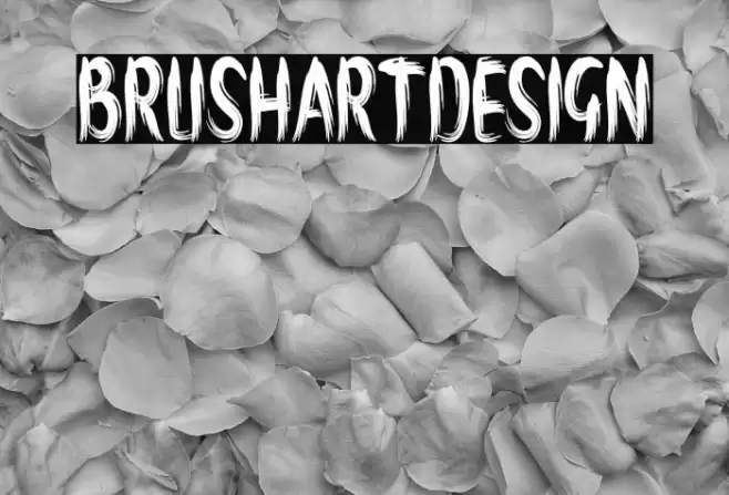brush-artdesign Font examples