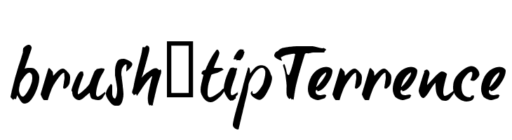 brush-tipTerrence Font