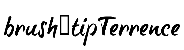 brush-tipTerrence  免费字体下载