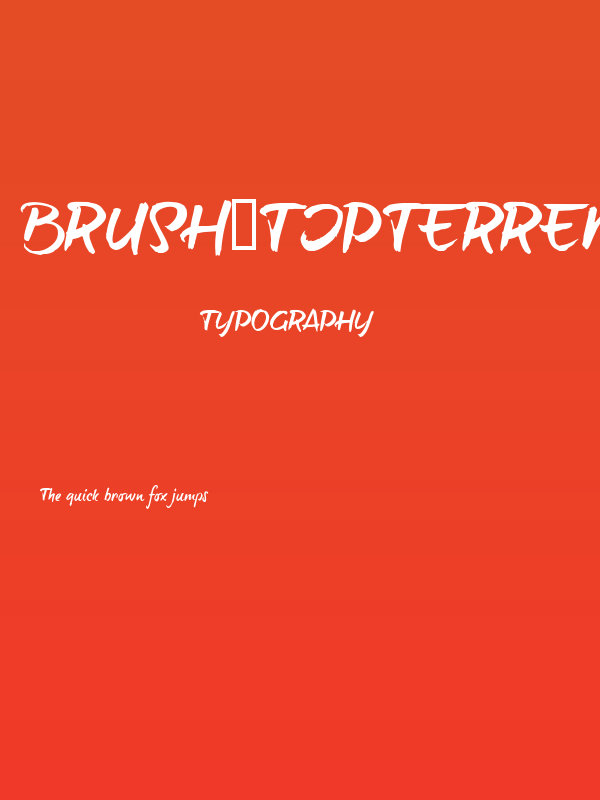 brush-tipTerrence Poster