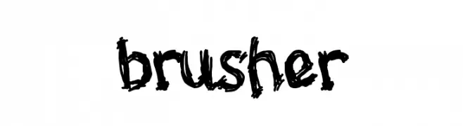brusher  baixar fontes gratis
