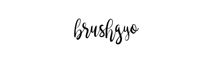 brushgyo Font
