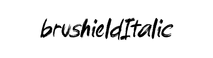 brushield Italic  baixar fontes gratis