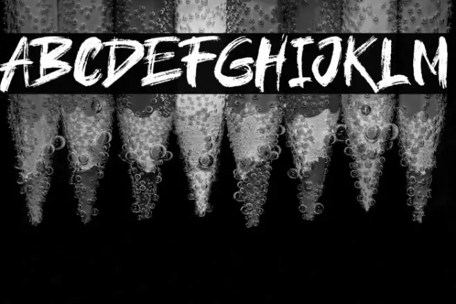 brushield Font examples