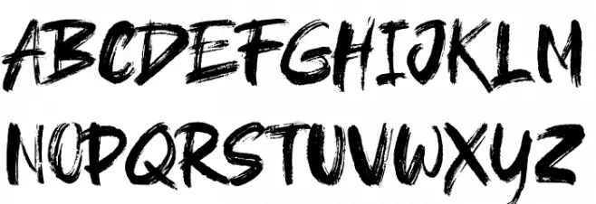 brushield Font Litere mari