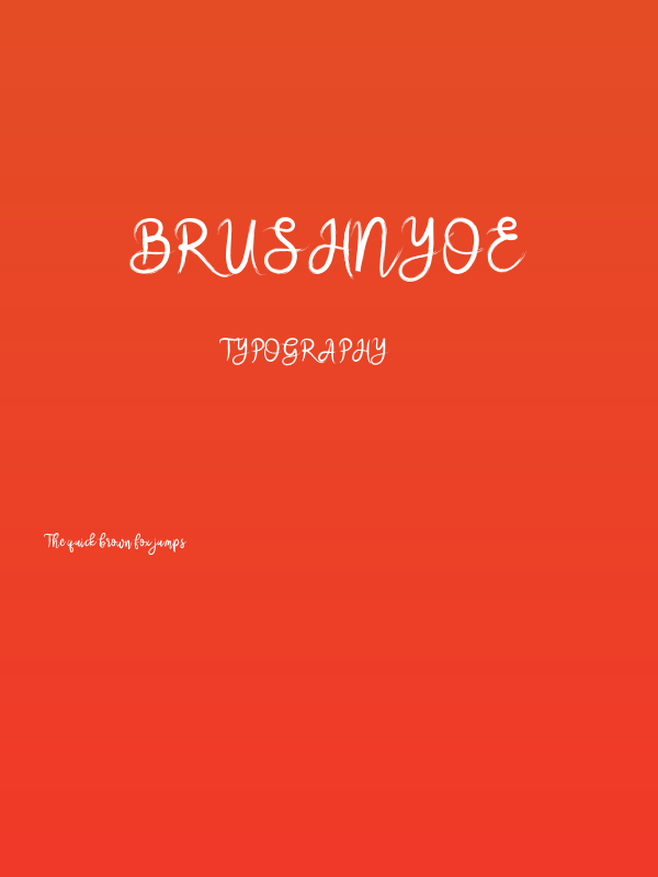 brushnyoe Poster