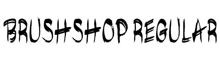 brushshop regular  Descarca Fonturi Gratis