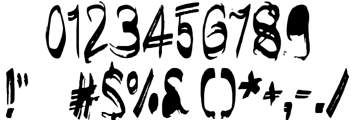 brushshopregular Font OTHER CHARS