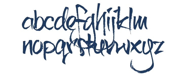 brushtip-C Lowercase