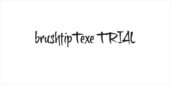 brushtipTexe TRIAL Logo