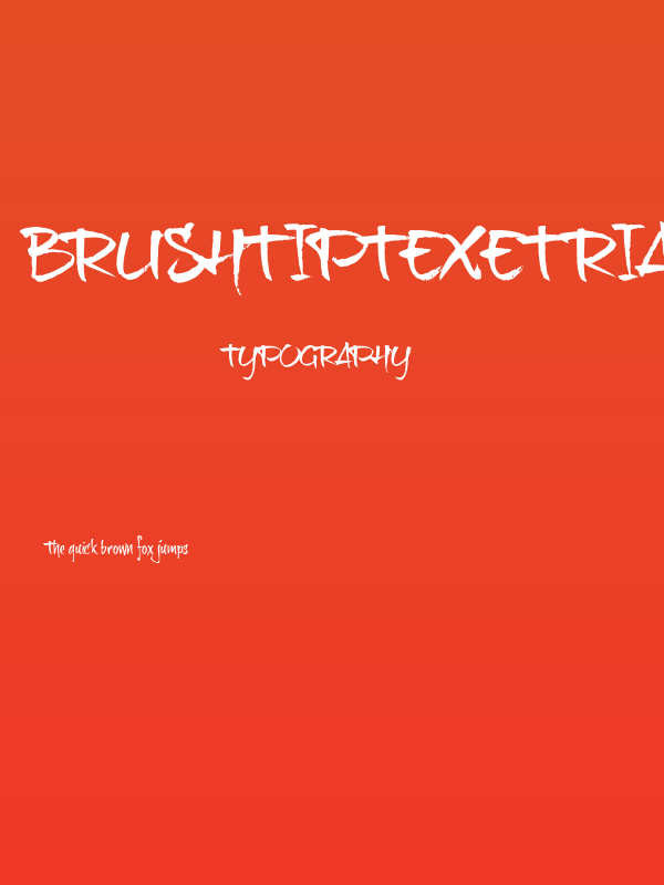 brushtipTexeTRIAL Poster