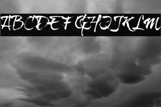 brushtipTravis Font examples