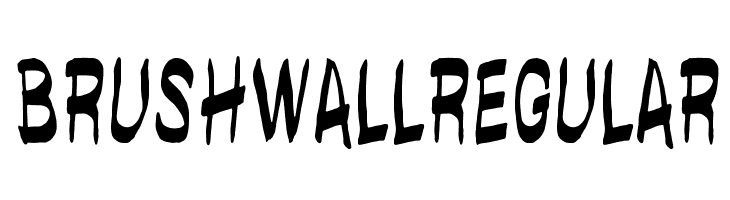 brushwallregular  免费字体下载
