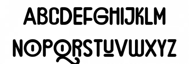 brustoni Regular Schriftart Groß