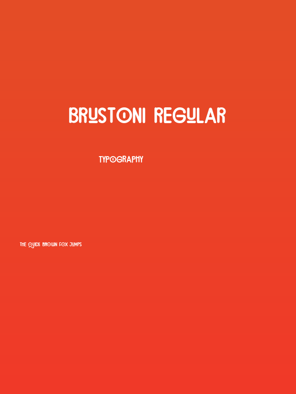 brustoni Regular Poster