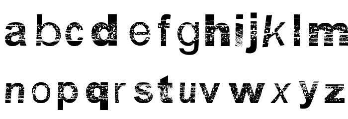BSB DF 50 Font LOWERCASE