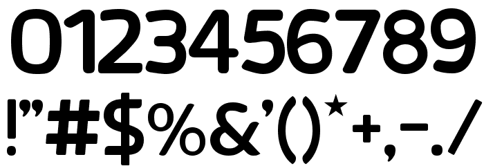 BSB Text Classic Font OTHER CHARS
