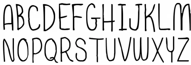 BSD I Believe In Love Font UPPERCASE