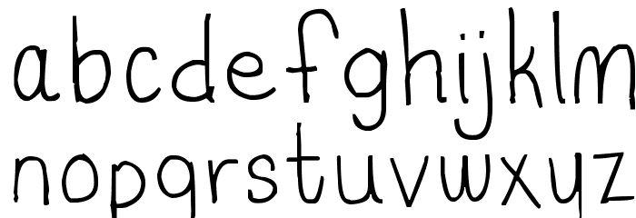 BSD I Believe In Love Font LOWERCASE