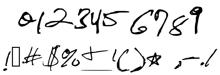 BSD Font OTHER CHARS