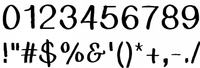 BSDCambridge Font OTHER CHARS