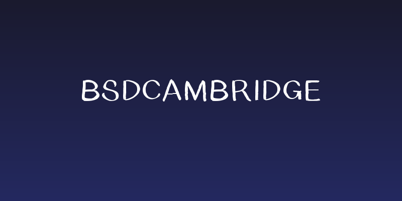 BSDCambridge Social Header