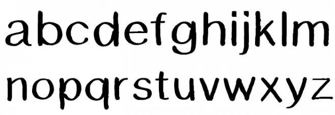 BSDCambridge फ़ॉन्ट लोअरकेस