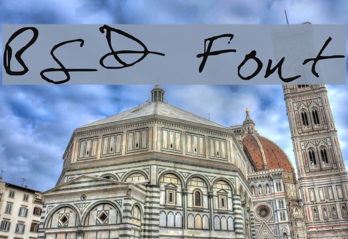 BSD Font examples