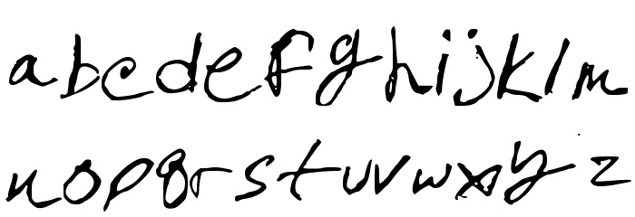 BSD Font LOWERCASE