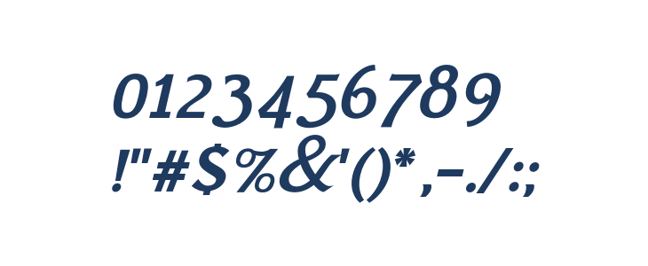 BSRU BANSOMDEJ Bold Oblique Other Characters