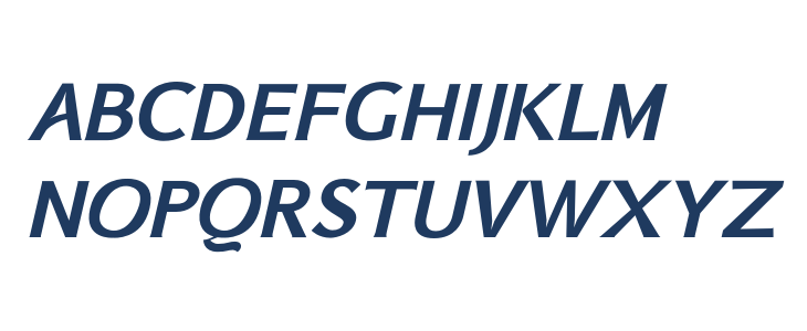 BSRU BANSOMDEJ Bold Oblique Uppercase