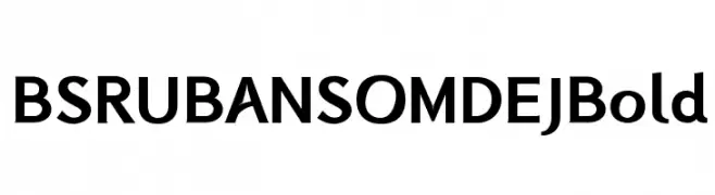 BSRU BANSOMDEJ Bold  Free Fonts Download