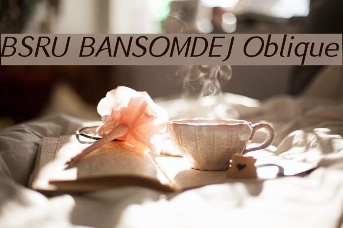 BSRU BANSOMDEJ Oblique Example 3