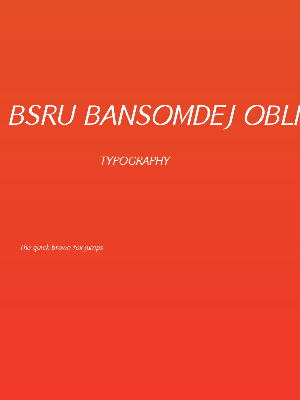 BSRU BANSOMDEJ Oblique Poster