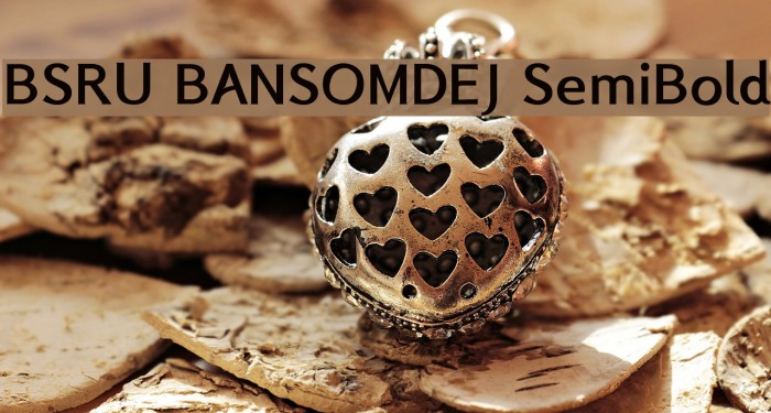 BSRU BANSOMDEJ SemiBold Example 2