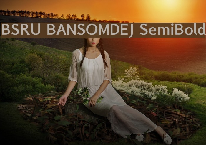 BSRU BANSOMDEJ SemiBold Example 3