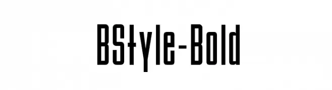 BStyle-Bold  Descarca Fonturi Gratis